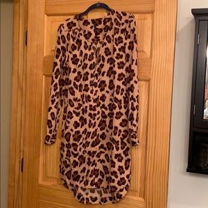 Cheetah Print tunic dress